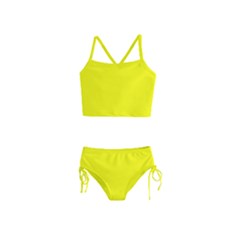 Yellow Girls  Tankini Swimsuit by SomethingForEveryone