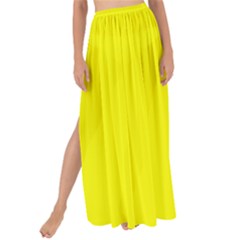 Yellow Maxi Chiffon Tie-up Sarong by SomethingForEveryone