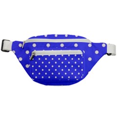 1950 Purple Blue White Dots Fanny Pack