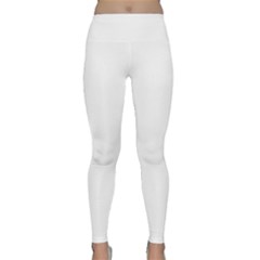 White Classic Yoga Leggings by SomethingForEveryone