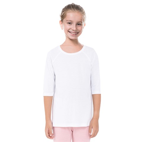 White Kids  Quarter Sleeve Raglan Tee by SomethingForEveryone