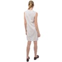 White Sleeveless Shirt Dress View2