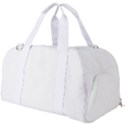 White Burner Gym Duffel Bag View1