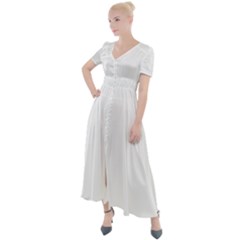 White Button Up Short Sleeve Maxi Dress by SomethingForEveryone