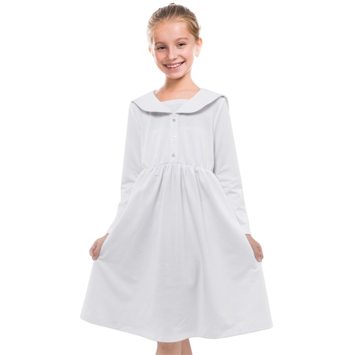 White Kids  Midi Sailor Dress