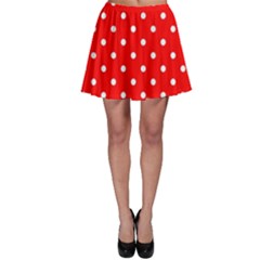 1950 Red White Dots Skater Skirt by SomethingForEveryone