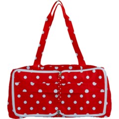 1950 Red White Dots Multi Function Bag by SomethingForEveryone