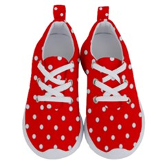 1950 Red White Dots Running Shoes by SomethingForEveryone