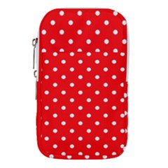 1950 Red White Dots Waist Pouch (large)