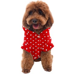 1950 Red White Dots Dog Coat by SomethingForEveryone