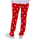 1950 Red White Dots Women s Casual Pants View2