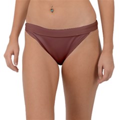 Burnt Sienna Band Bikini Bottom by kiernankallan