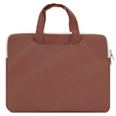 Burnt Sienna Macbook Pro Double Pocket Laptop Bag (large)