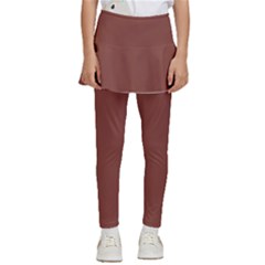 Burnt Sienna Kids  Skirted Pants