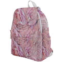 Flowing Petals Top Flap Backpack by kaleidomarblingart