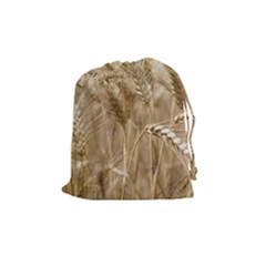 Wheat-field Drawstring Pouch (medium) by SomethingForEveryone