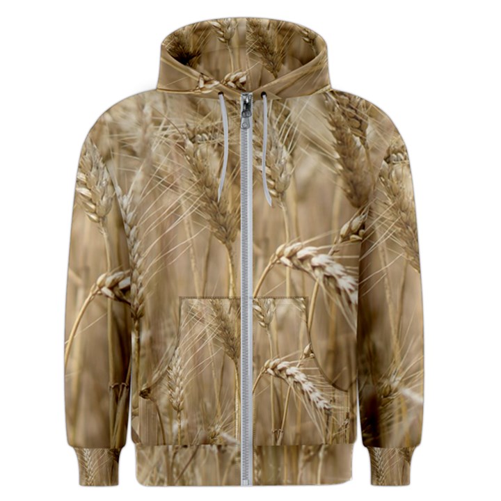 Wheat-field Men s Zipper Hoodie