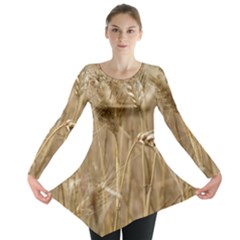 Wheat-field Long Sleeve Tunic  by SomethingForEveryone