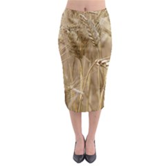 Wheat-field Midi Pencil Skirt by SomethingForEveryone