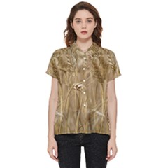 Wheat-field Short Sleeve Pocket Shirt