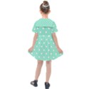 1950 Sea Foam Green White Dots Kids  Sailor Dress View2