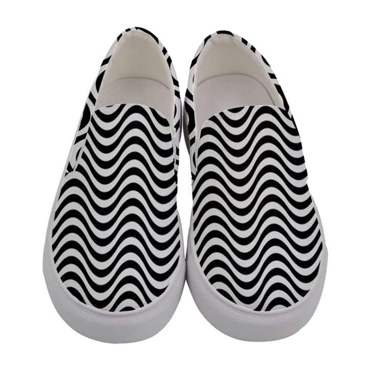 Waves Women s Canvas Slip Ons