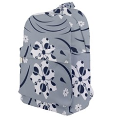 Folk Flowers Pattern Floral Surface Classic Backpack by Eskimos