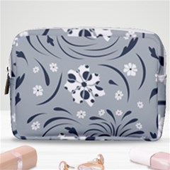 Folk Flowers Pattern Floral Surface Make Up Pouch (medium) by Eskimos