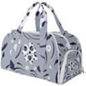 Folk flowers pattern Floral surface Burner Gym Duffel Bag View1