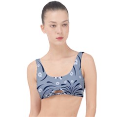 Folk Flowers Pattern Floral Surface The Little Details Bikini Top by Eskimos