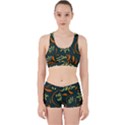 Folk flowers pattern Floral surface Work It Out Gym Set View1