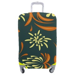 Folk Flowers Pattern Floral Surface Luggage Cover (medium) by Eskimos