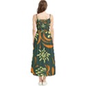 Folk flowers pattern Floral surface Boho Sleeveless Summer Dress View2