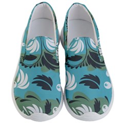 Folk Flowers Pattern Floral Surface Men s Lightweight Slip Ons by Eskimos