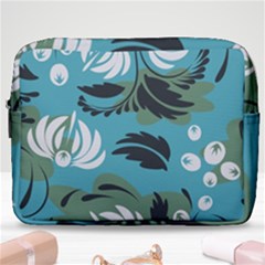 Folk Flowers Pattern Floral Surface Make Up Pouch (large) by Eskimos