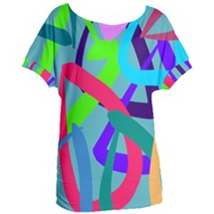 Colors Women s Oversized Tee by kiernankallan