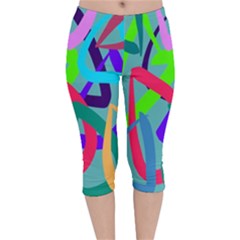 Colors Velvet Capri Leggings  by kiernankallan