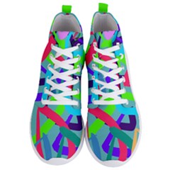 Colors Men s Lightweight High Top Sneakers by kiernankallan