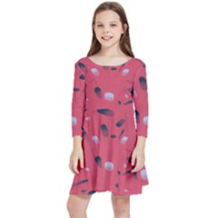 Licorice Kids  Quarter Sleeve Skater Dress