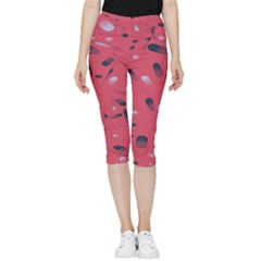 Licorice Inside Out Lightweight Velour Capri Leggings 