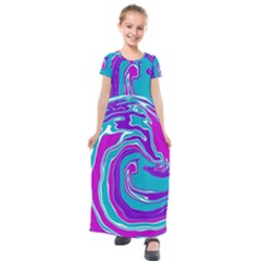 Icing Kids  Short Sleeve Maxi Dress by kiernankallan