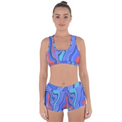 Water Racerback Boyleg Bikini Set