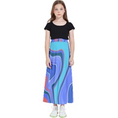 Water Kids  Flared Maxi Skirt by kiernankallan