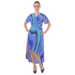 Water Front Wrap High Low Dress by kiernankallan