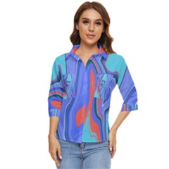 Water Women s Quarter Sleeve Pocket Shirt