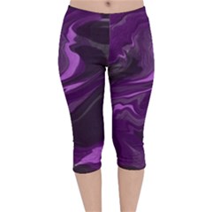 Night Velvet Capri Leggings  by kiernankallan