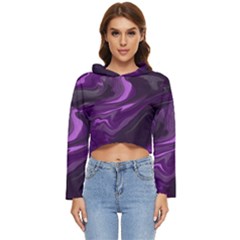 Night Women s Lightweight Cropped Hoodie