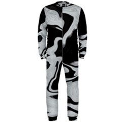 Black And White Onepiece Jumpsuit (men)  by kiernankallan