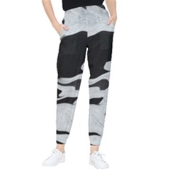 Black And White Tapered Pants