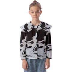 Black And White Kids  Peter Pan Collar Blouse by kiernankallan